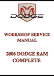 2006 DODGE RAM COMPLETE WORKSHOP SERVICE MANUAL - PDF
