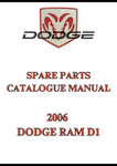 2006 DODGE RAM D1 SPARE PARTS CATALOGUE MANUAL - PDF