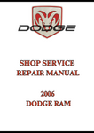 2006 DODGE RAM SHOP SERVICE REPAIR MANUAL - PDF