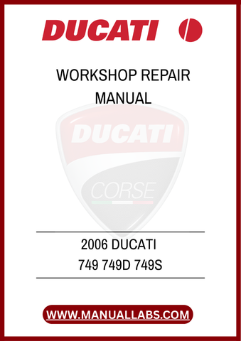 DON'T LET MINOR ISSUES TURN INTO MAJOR PROBLEMS. INVEST IN THE 2006 DUCATI 749 WORKSHOP REPAIR MANUAL TODAY AND EXPERIENCE THE SATISFACTION OF MAINTAINING YOUR MOTORCYCLE