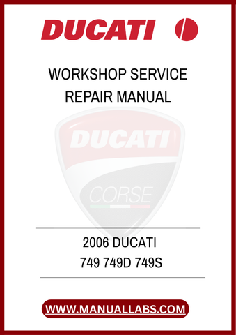 DON'T LET MINOR PROBLEMS TURN INTO MAJOR HEADACHES. INVEST IN THE 2006 DUCATI 749 WORKSHOP SERVICE REPAIR MANUAL TODAY AND ENSURE YOUR BIKE RUNS SMOOTHLY FOR YEARS TO 