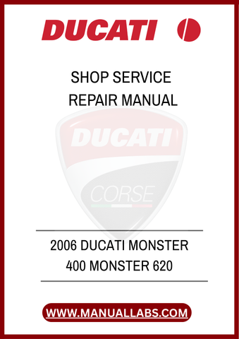 DON'T LET MECHANICAL ISSUES HOLD YOU BACK FROM ENJOYING THE RIDE. INVEST IN THE 2006 DUCATI MONSTER 400 AND 620 SHOP SERVICE REPAIR MANUAL TODAY AND ENSURE YOUR BIKE REMAINS