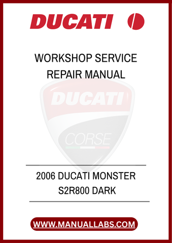 DON'T LET MINOR ISSUES TURN INTO MAJOR PROBLEMS. EQUIP YOURSELF WITH THE RIGHT TOOLS AND INFORMATION TO MAINTAIN YOUR DUCATI MONSTER S2R800 DARK EFFECTIVELY. DOWNLOAD