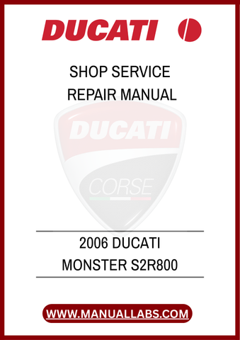 DON'T LET MECHANICAL ISSUES HOLD YOU BACK FROM ENJOYING THE RIDE. INVEST IN THE 2006 DUCATI MONSTER S2R800 SHOP SERVICE REPAIR MANUAL TODAY AND GAIN THE CONFIDENCE