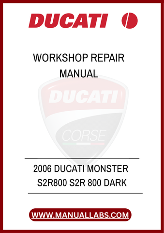 DON'T LET MINOR ISSUES TURN INTO MAJOR PROBLEMS. EQUIP YOURSELF WITH THE KNOWLEDGE AND TOOLS YOU NEED TO MAINTAIN YOUR DUCATI MONSTER S2R800 EFFECTIVELY. DOWNLOAD