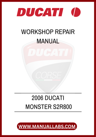 DON'T LET MINOR REPAIRS TURN INTO MAJOR HEADACHES. EQUIP YOURSELF WITH THE 2006 DUCATI MONSTER S2R800 WORKSHOP REPAIR MANUAL TODAY AND EXPERIENCE THE SATISFACTION