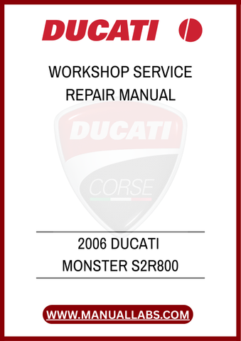 DON'T LET MINOR ISSUES TURN INTO MAJOR PROBLEMS. EQUIP YOURSELF WITH THE RIGHT TOOLS AND INFORMATION TO MAINTAIN YOUR DUCATI MONSTER S2R800 EFFECTIVELY. DOWNLOAD