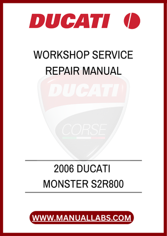 DON'T LET MINOR ISSUES TURN INTO MAJOR PROBLEMS. EQUIP YOURSELF WITH THE RIGHT TOOLS AND INFORMATION TO MAINTAIN YOUR DUCATI MONSTER S2R800 EFFECTIVELY. DOWNLOAD