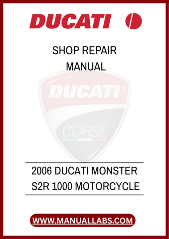 INVEST IN THE FUTURE OF YOUR DUCATI MONSTER S2R 1000 BY SECURING THIS COMPREHENSIVE REPAIR MANUAL. UNLOCK THE FULL POTENTIAL OF YOUR MOTORCYCLE AND ENSURE ITS CONTINUED