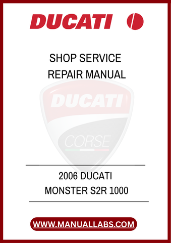 DON'T LET MECHANICAL ISSUES HOLD YOU BACK. INVEST IN THE 2006 DUCATI MONSTER S2R 1000 SHOP SERVICE REPAIR MANUAL TODAY AND GAIN THE CONFIDENCE TO HANDLE ANY REPAIR WITH