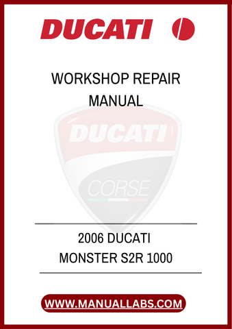 DON'T LET MINOR ISSUES TURN INTO MAJOR PROBLEMS. EQUIP YOURSELF WITH THE RIGHT TOOLS AND INFORMATION TO MAINTAIN YOUR DUCATI MONSTER S2R 1000 EFFECTIVELY. DOWNLOAD YOUR