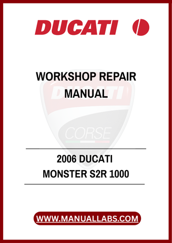 DON’T LET MINOR ISSUES TURN INTO MAJOR PROBLEMS. EQUIP YOURSELF WITH THE RIGHT TOOLS AND INFORMATION TO MAINTAIN YOUR DUCATI MONSTER S2R 1000 EFFECTIVELY. DOWNLOAD