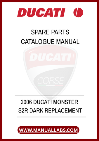 DON'T LET A MISSING PART HOLD YOU BACK. EQUIP YOURSELF WITH THE KNOWLEDGE AND TOOLS NECESSARY TO MAINTAIN YOUR DUCATI MONSTER S2R DARK. PURCHASE YOUR PDF MANUAL TODAY