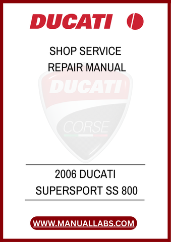 DON'T LET MINOR ISSUES TURN INTO MAJOR PROBLEMS. INVEST IN THE 2006 DUCATI SUPERSPORT SS 800 SHOP SERVICE REPAIR MANUAL TODAY AND GAIN THE CONFIDENCE TO HANDLE ANY REPAIR