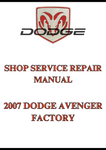 2007-2010 DODGE AVENGER WORKSHOP SERVICE REPAIR MANUAL - PDF