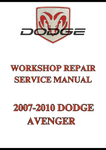 2007-2010 DODGE AVENGER  WORKSHOP REPAIR SERVICE MANUAL - PDF