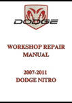 2007-2011 DODGE NITRO WORKSHOP REPAIR MANUAL - PDF
