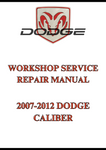 2007-2012 DODGE CALIBER WORKSHOP SERVICE REPAIR MANUAL - PDF