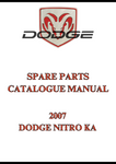 2007 DODGE NITRO KA SPARE PARTS CATALOGUE MANUAL - PDF