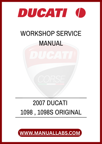 DON'T MISS OUT ON THE OPPORTUNITY TO ENHANCE YOUR OWNERSHIP EXPERIENCE. EQUIP YOURSELF WITH THE KNOWLEDGE AND TOOLS NECESSARY TO MAINTAIN YOUR DUCATI 1098 AND 1098S