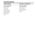 Unlock the full potential of your 2007 Harley-Davidson VRSC with the comprehensive Electrical Diagnostic Service Manual (99501-07) in PDF format. This essential guide provides detailed troubleshooting procedures, wiring diagrams, and step-by-step instructions to help you diagnose and resolve electrical issues with confidence. Whether you're a seasoned mechanic or a DIY enthusiast, this manual is your go-to resource for maintaining the performance and reliability of your motorcycle. Don't miss out on the