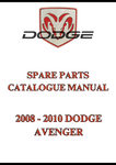 2008 - 2010 DODGE AVENGER SPARE PARTS CATALOGUE MANUAL - PDF