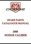 2008 DODGE CALIBER SPARE PARTS CATALOGUE MANUAL - PDF