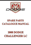 2008 DODGE CHALLENGER LC SPARE PARTS CATALOGUE MANUAL - PDF