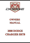 2008 DODGE CHARGER SRT8 OWNERS MANUAL - PDF