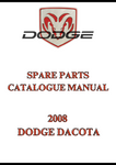 2008 DODGE DACOTA SPARE PARTS CATALOGUE MANUAL - PDF