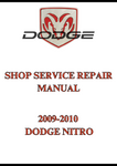 2009-2010 DODGE NITRO SHOP SERVICE REPAIR MANUAL - PDF