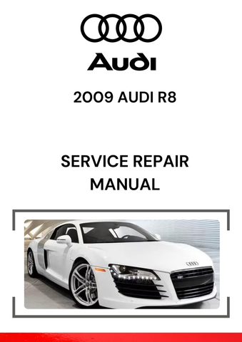The 2009 Audi R8 Service Repair Manual is a comprehensive guide designed for owners, mechanics, and DIY enthusiasts who need detailed instructions and procedures for maintaining, repairing, and diagnosing issues with the 2009 Audi R8.