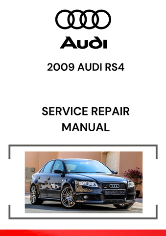The 2009 Audi RS4 Service Repair Manual is a comprehensive guide designed for owners, mechanics, and automotive enthusiasts who want to maintain, repair, and diagnose issues on the 2009 Audi RS4.