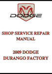 2009 DODGE DURANGO FACTORY SHOP SERVICE REPAIR MANUAL - PDF