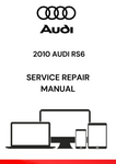 The 2010 Audi RS6 Service Repair Manual is a detailed, comprehensive guide designed for mechanics and Audi RS6 owners who wish to maintain, repair, or troubleshoot various systems and components in the 2010 Audi RS6.
