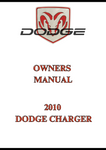 2010 DODGE CHARGER OWNERS MANUAL - PDF