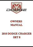 2010 DODGE CHARGER SRT 8 OWNERS MANUAL - PDF