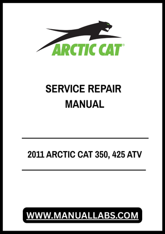 Unlock the full potential of your 2011 Arctic Cat 350 and 425 ATV with our comprehensive Service Repair Manual in PDF format. This essential guide provides detailed instructions and diagrams, ensuring you have everything you need for effective maintenance and repairs. Whether you're a seasoned mechanic or a DIY enthusiast, this manual is designed to simplify your ATV servicing experience.