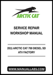 Unlock the full potential of your 2011 Arctic Cat 700 Diesel SD ATV with our comprehensive Factory Service Repair Workshop Manual in PDF format. This essential guide is designed to provide you with detailed instructions and insights, ensuring that you can perform maintenance and repairs with confidence.