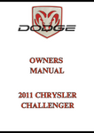 2011 CHRYSLER CHALLENGER OWNERS MANUAL - PDF