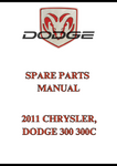 2011 CHRYSLER, DODGE 300 300C SPARE PARTS MANUAL - PDF