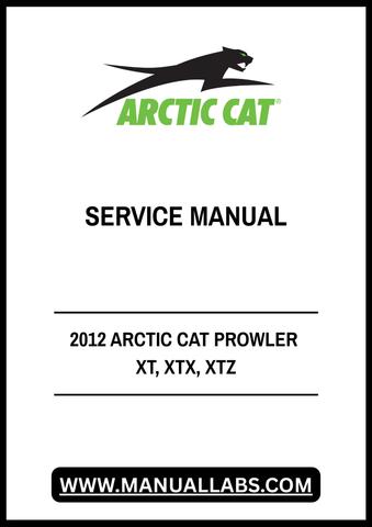 Unlock the full potential of your 2012 Arctic Cat Prowler XT, XTX, and XTZ with our comprehensive service manual in PDF format. This essential guide is designed to provide you with detailed instructions and insights, ensuring that you can maintain and repair your vehicle with confidence.