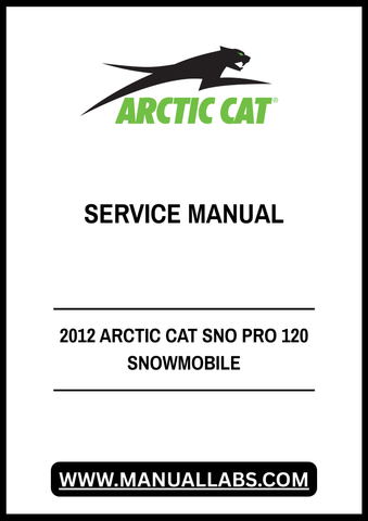 Unlock the full potential of your 2012 Arctic Cat Sno Pro 120 snowmobile with our comprehensive service manual, available in a convenient PDF format. This essential guide is designed to provide you with detailed insights into maintenance, troubleshooting, and repair procedures, ensuring your snowmobile operates at peak performance all season long.