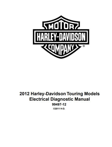 Unlock the full potential of your 2012 Harley-Davidson Touring model with the comprehensive Electrical Diagnostic Manual (Part No. 99497-12). This essential guide provides detailed troubleshooting procedures, wiring diagrams, and diagnostic tips to help you efficiently identify and resolve electrical issues. Whether you're a seasoned mechanic or a DIY enthusiast, this manual is your go-to resource for maintaining the performance and reliability of your motorcycle. Invest in your ride's longevity and ensure 
