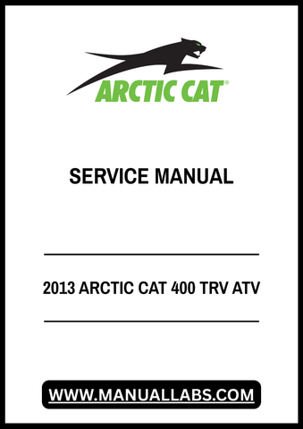 Unlock the full potential of your 2013 Arctic Cat 400 TRV ATV with our comprehensive service manual, available in a convenient PDF format. This essential guide is designed to provide you with detailed information on maintenance, troubleshooting, and repair procedures, ensuring your ATV remains in peak condition for all your adventures.