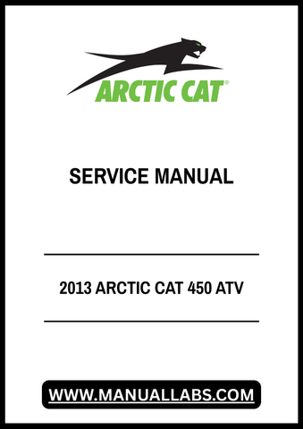 Unlock the full potential of your 2013 Arctic Cat 450 ATV with our comprehensive service manual in PDF format. This essential guide is designed to provide you with detailed instructions, diagrams, and troubleshooting tips to keep your ATV running smoothly and efficiently.