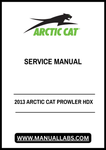 Unlock the full potential of your 2013 Arctic Cat Prowler HDX with our comprehensive service manual, available in a convenient PDF format. This essential guide is designed to provide you with detailed information on maintenance, troubleshooting, and repair procedures, ensuring your vehicle operates at peak performance.