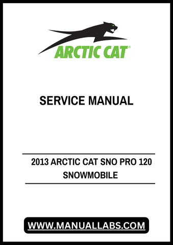 Don't let mechanical problems slow you down on the trails. Equip yourself with the knowledge and tools necessary to maintain your 2013 Arctic Cat Sno Pro 120 snowmobile effectively. Purchase your PDF service manual today and hit the snow with peace of mind!