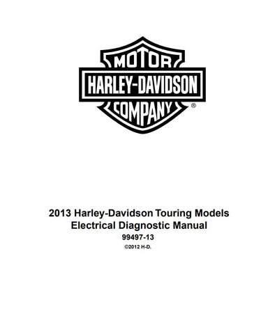 Unlock the full potential of your 2013 Harley-Davidson Touring with the comprehensive Electrical Diagnostic Manual (Part No. 99497-13) in PDF format. This essential guide provides detailed troubleshooting procedures, wiring diagrams, and diagnostic tips to help you efficiently identify and resolve electrical issues. Whether you're a seasoned mechanic or a DIY enthusiast, this manual is your go-to resource for maintaining the performance and reliability of your motorcycle. Don't let electrical problems slow 