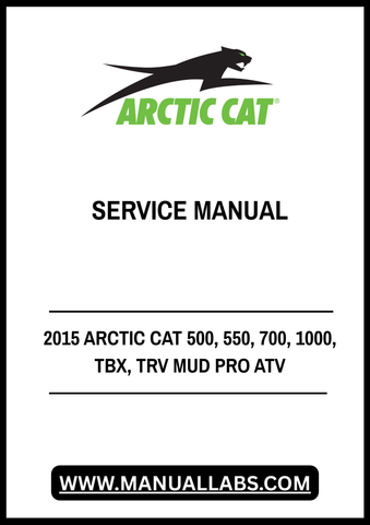 Unlock the full potential of your 2015 Arctic Cat ATV with the comprehensive Service Manual for models 500, 550, 700, 1000, TBX, and TRV Mud Pro. This PDF file is an essential resource for both novice and experienced riders, providing detailed instructions and insights to keep your ATV running smoothly.